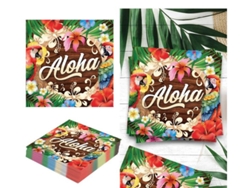 Pack de 20 Servilletas Verano de 16x16 cm