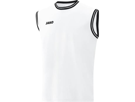 Camiseta de Hombre para Fútbol JAKO Sin Mangas Center Blanco (2XL)