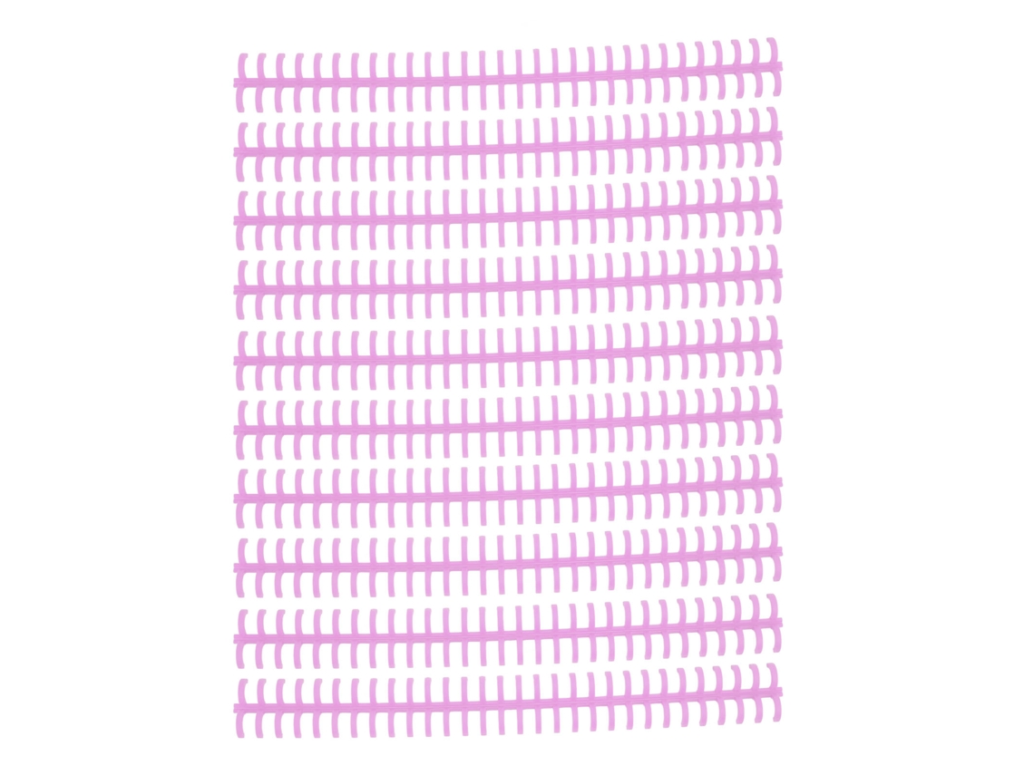10 piezas de cinta adhesiva para enhebrar lomos de hojas sueltas, 30 agujeros, plástico PP resistente al desgaste, 10 mm, para estudiantes y oficina, color lila púrpura.