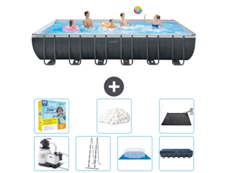 Piscina Tubular INTEX 26364GN-CB50 (31805 L - 366x132cm)