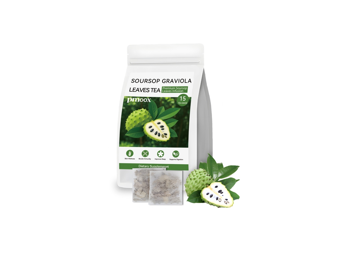Refrescante té de hojas de anona