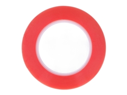 2026velora-cinta Anillo adhesivo impermeable de doble cara para mascotas para fijar objetos domésticos, rojo, 20 mm