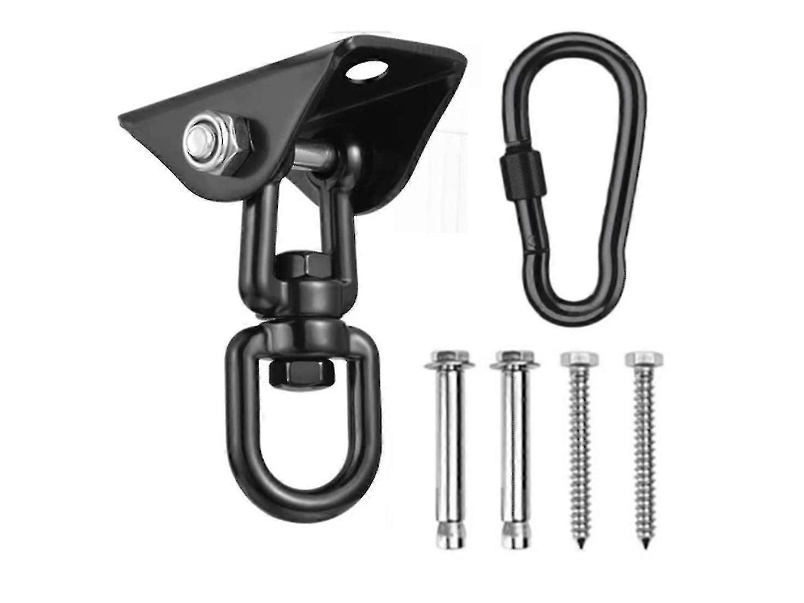 Ganchuelo De Techo Giratorio 360 Grados Para Silla Colgante Con Resorte, Soporte 450kg Para Bolsa De Boxeo, Hamaca Y Más