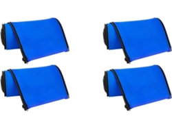 4 Fundas Para Barandillas De Piscina - Funda Para Barandilla Con Cremallera De 1,2 Metros