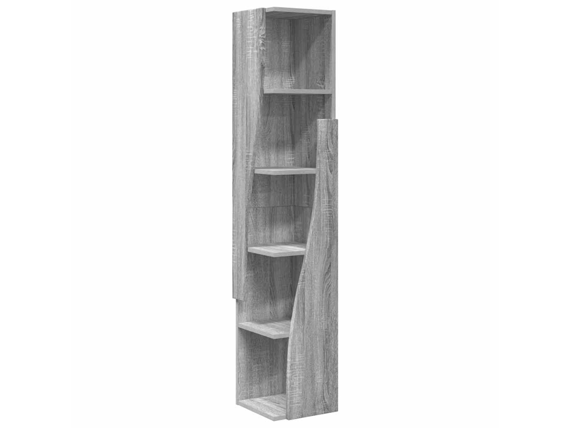 Maison Exclusive - Armario De Esquina Gris Sonoma 27,5x27x140cm