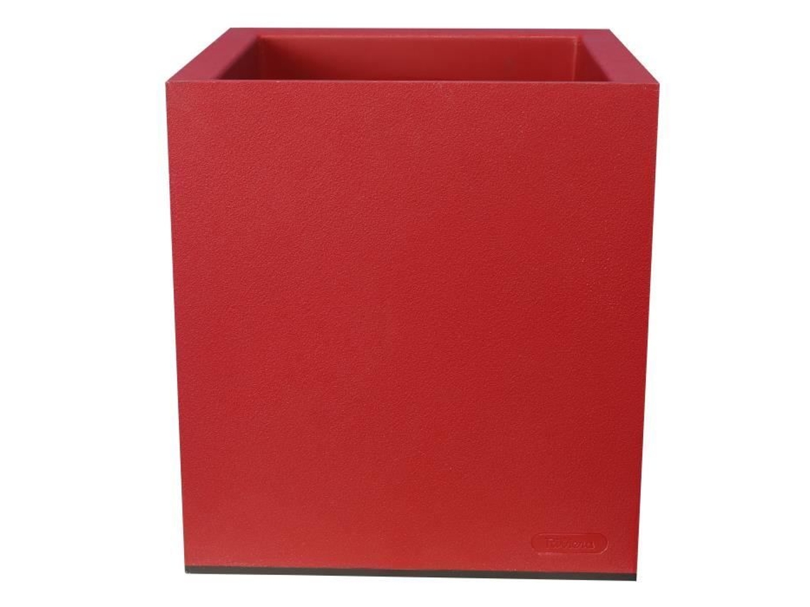 RECIPIENTE DE GRANITO 40x40 VERMELHO