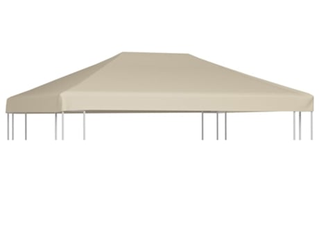 vidaXL Toldo de cenador 310 g/m² 4x3 m beige