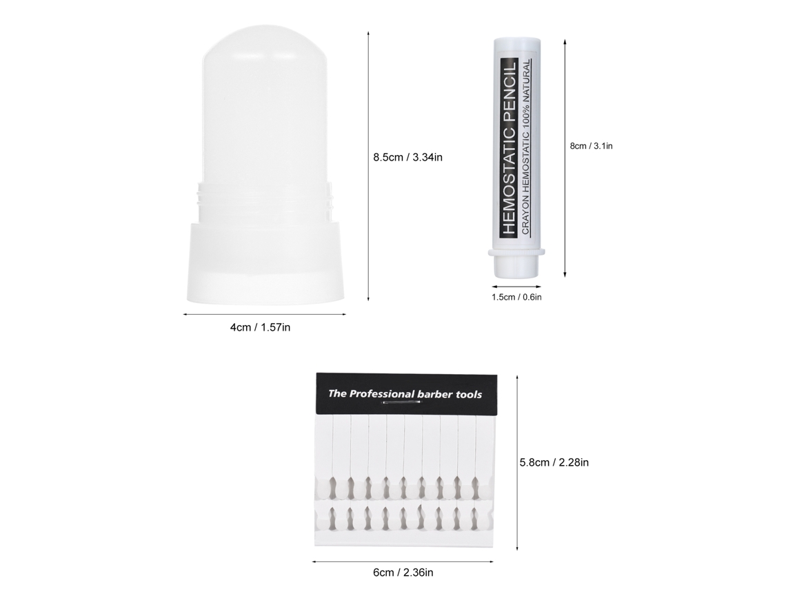 Piedra De Alumbre Estilete Para Hemorragias Post Afeitado Matches Natural Accesorios Barbber Para Hombres