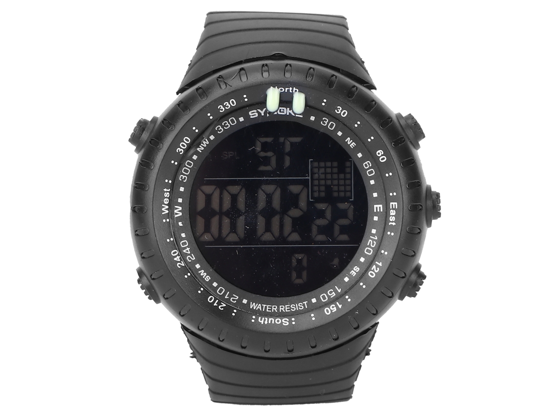 Reloj Deportivo Digital Impermeable Para Hombre Con Luz Nocturna Y Múltiples Funciones.