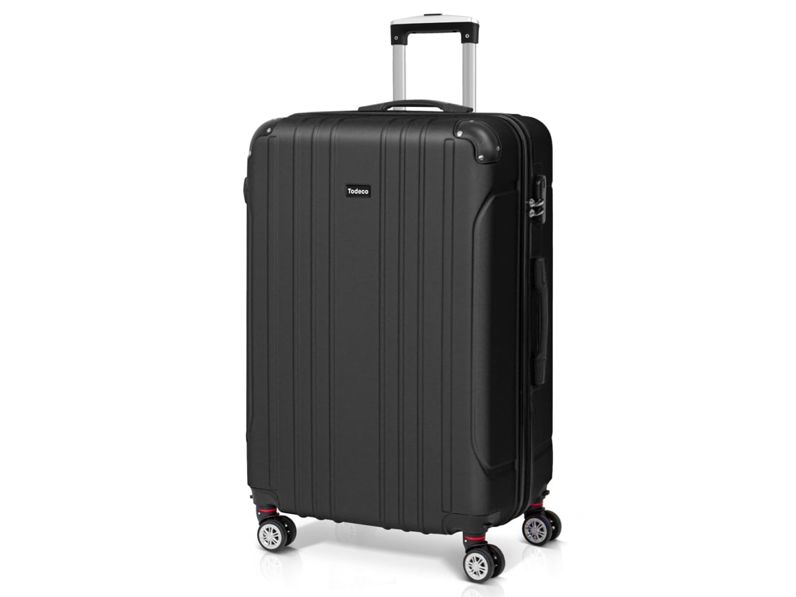 Maletas De Viaje Grandes 78cm, Maleta Grandes 23 Kilos, Maletas De Material Abs Resistentes Y Ligeras, 4 Ruedas Dobles, 90l, Negro