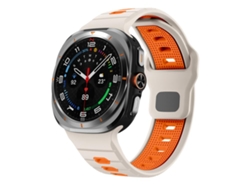 Correa de silicona para Samsung Galaxy Watch Ultra con rayas horizontales y hebilla invertida (47 mm)