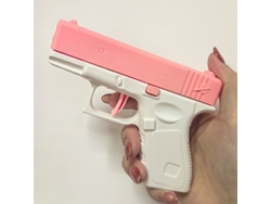 (rosa) Pistola De Agua Mecánica De Disparo Rápido Desert Eagle, Minipistola