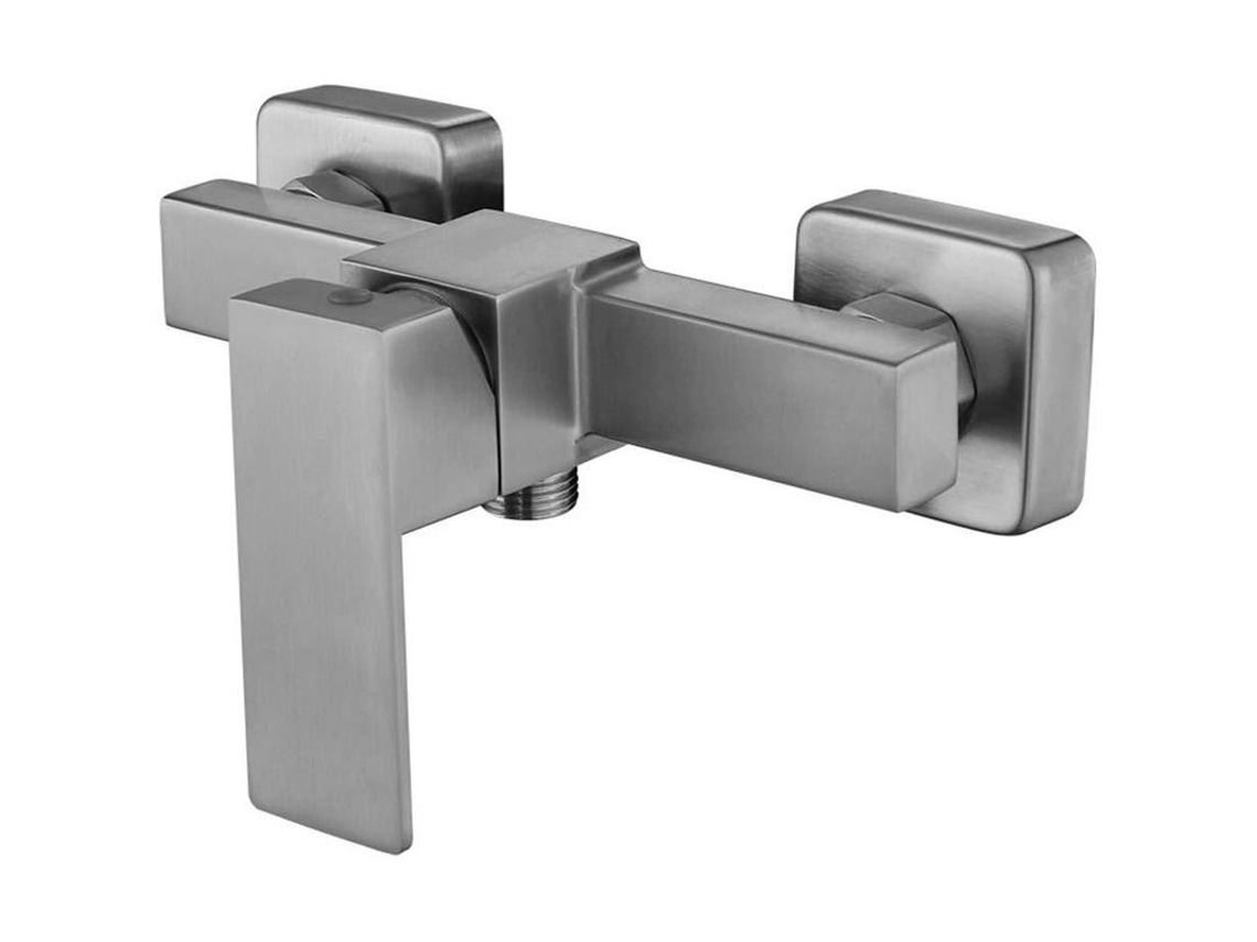Grifo De Ducha De Acero Inoxidable Mural Para Agua Fría Y Caliente Con Cartucho De Disco Cerámico