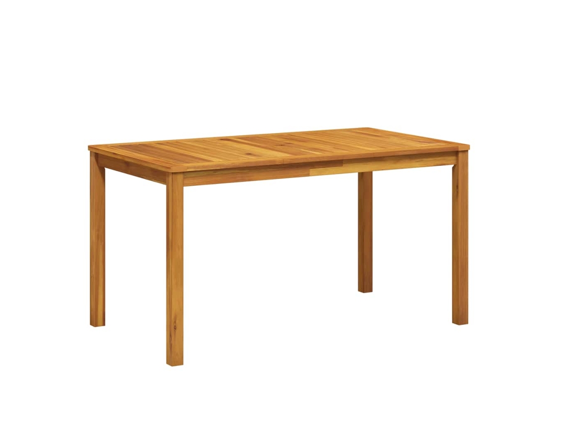Maison Exclusive - Mesa de jardín 140x80x74 cm Madera maciza de acacia