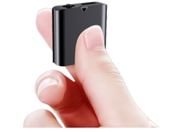 Mini grabadora activada por voz de 32 GB para automóviles Conferencias Reuniones Magnética Una de las grabadoras más pequeñas Grabación en espera de 30 días Negro TURMIN