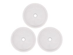 3 Piezas De Aspiradora De Piscina Con Ruedas Libres C6 Pc Compatible Con Polaris 180 280 Fácil Instalación