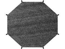 Cubierta de protección solar SFUSHOS para cama elástica, 4,27 m, 8 postes