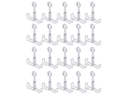 20 Abrazaderas De Acero Inoxidable Para Sellado De Tubos De Látex. Suministros De Laboratorio.