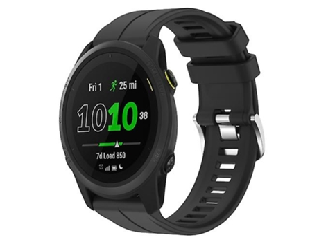 Correa Smartwatch Para Garmin Forerunner 745 22Mm Negra VENISYMLIS