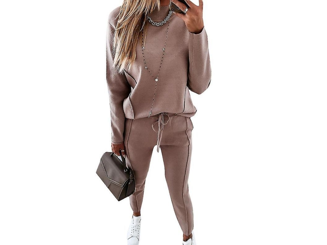 2026-conjunto De Sudadera Para Mujer Con Camiseta Y Pantalones De Algodón Mezclado Ropa De Descanso