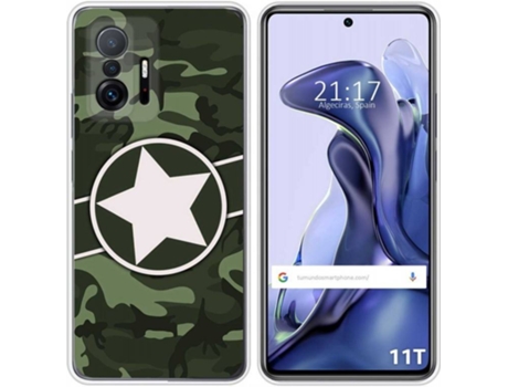 Carcasa Xiaomi 11T 5G / 11T Pro 5G TUMUNDOSMARTPHONE Camuflaje 01 Multicolor