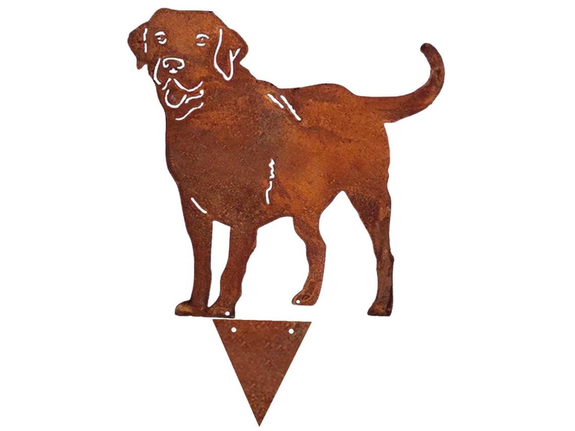 Estacas metálicas decorativas para jardín y perro