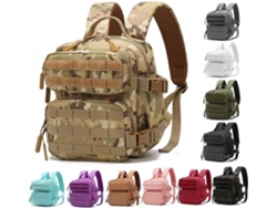 Mochila De Senderismo De 9 L, Pequeña Mochila De Montañismo (camuflaje Cp), Chrui