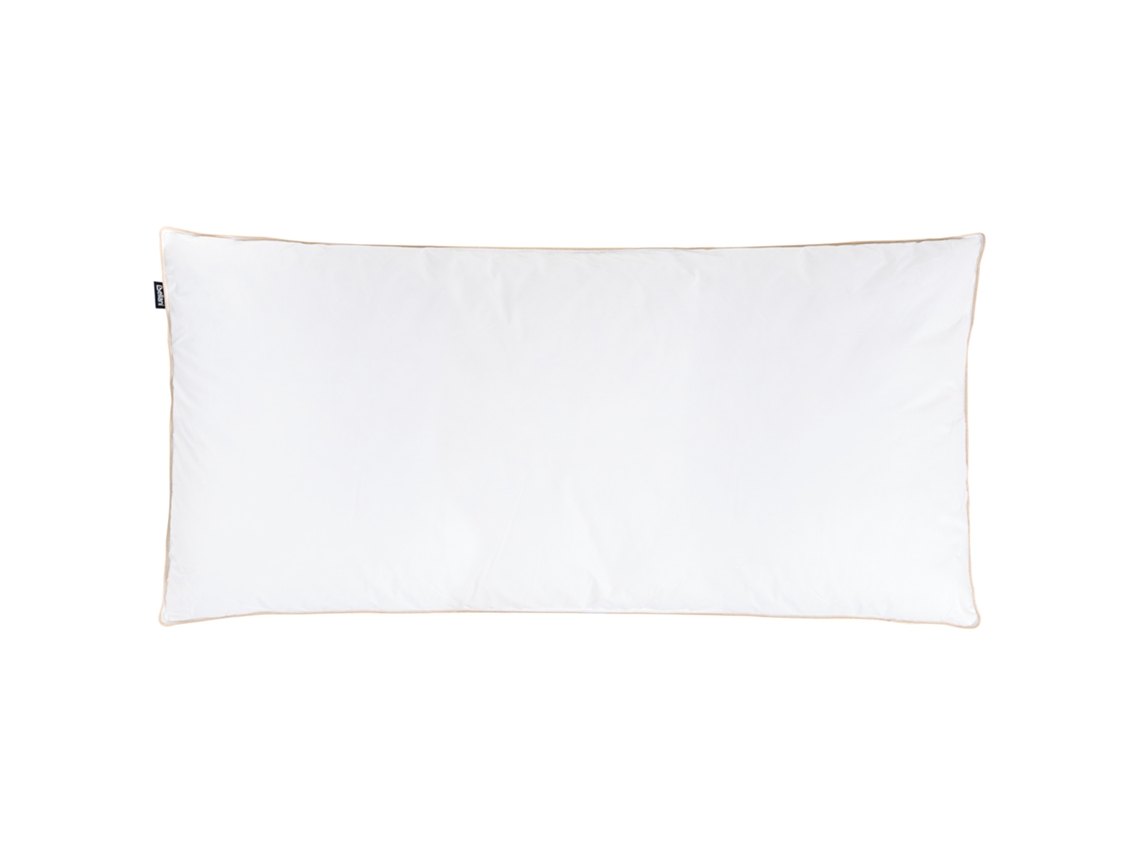 Almofada Com 3 Camadas Beliani Etna De Algodão Branco 40x80x7