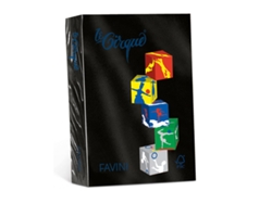 FAVINI Le Cirque Papel para Impresora de Inyección de Tinta A4 210X297 Mm 250 Hojas Negro