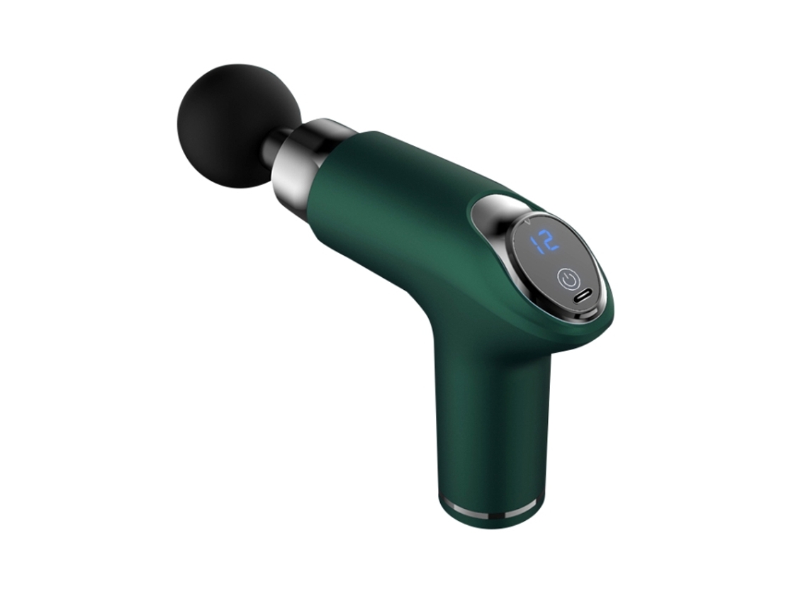 Mini Masajeador De Relajación Muscular/miofascial Con Vibración De Velocidad Variable (verde). Especificaciones: 12 Velocidades.