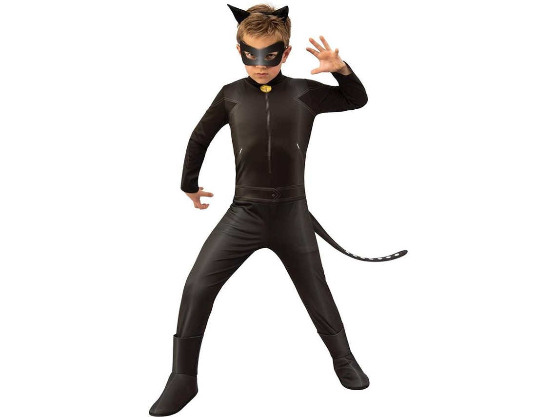 DISFRAZZES Disfraz Niña Rubies Disfraz Niña Cat Noir (Talla: 7 a 8 años)