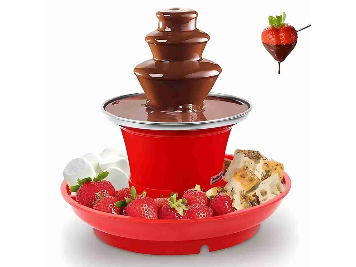 Fuente De Chocolate Eléctrica, 3 Niveles, Acero Inoxidable, Antiadherente, Máquina De Fondue Para Fiestas En Casa.