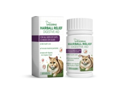 Tabletas de hierba gatera ricas en fibra nutritiva para gatos y perros, que favorecen la salud intestinal y el sistema inmunitario.