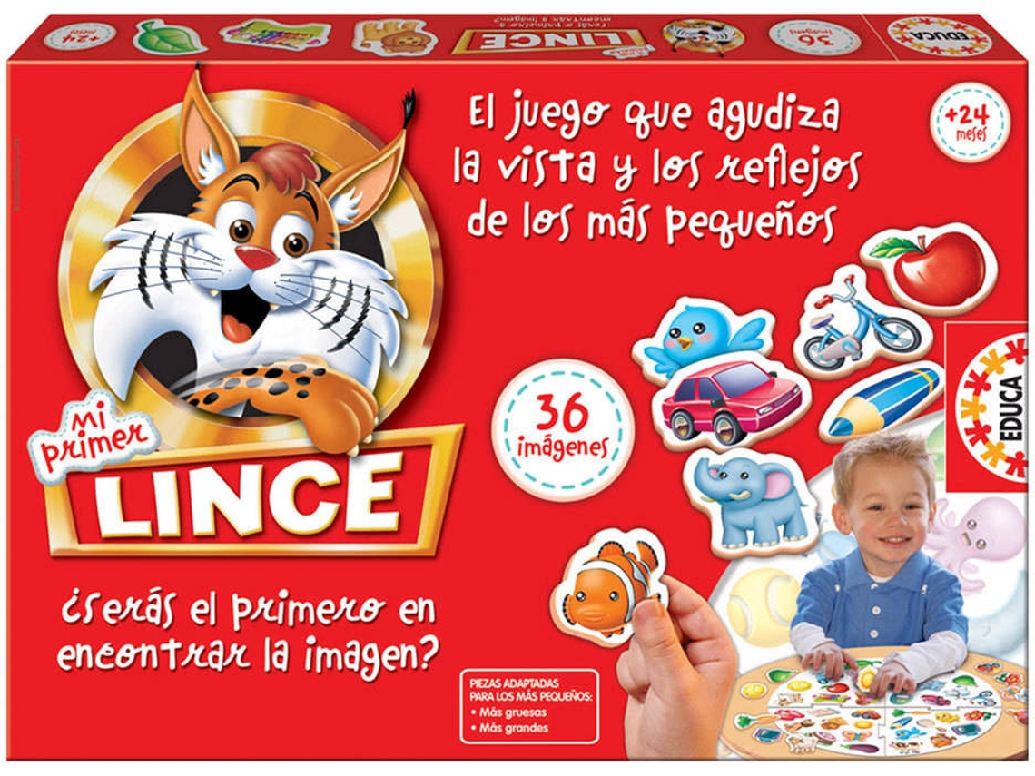 Juego Educativo EDUCA Mi Primero Lince Juego (Edad Mínima: 2 Años - 33,5 x 23,2 x 4,7 cm)
