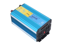 Inversor de onda sinusoidal pura de 800 W con puertos USB, pantalla LCD y enchufe de EE. UU. (CC 12 V a CA 110 V) para hogar, RV y automóvil.
