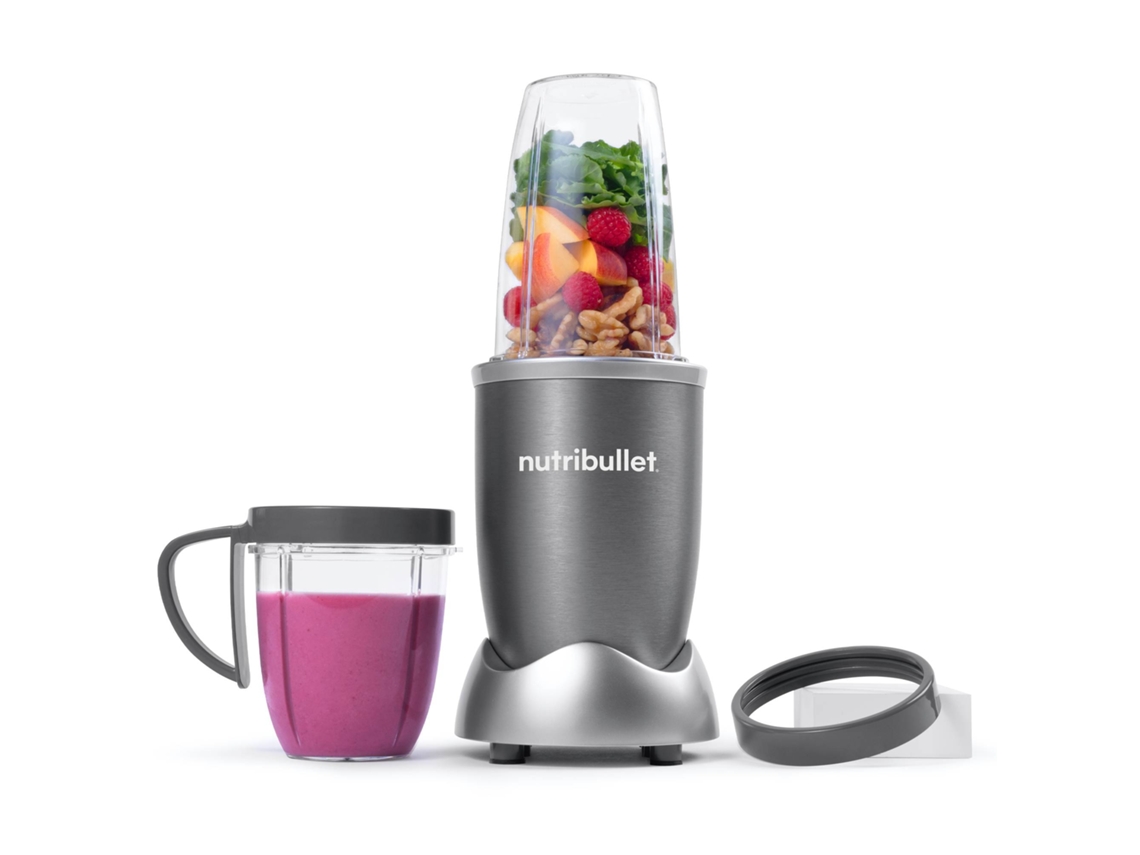 Batidora de Vaso NUTRIBULLET Personal Blender Original 600 NB606DG (650 W - 0.710 L - Inox)