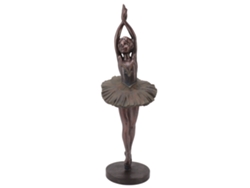 2026 Store-escultura De Bailarina Standing Elegante De Resina Figura Artística Ornamento Para Escritorio Estantería