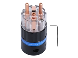 Conector Plug Iec Monosaudio E105 Cobre Puro Cabo De Alimentação Ac Para Equipamentos Audiovisuais Profissionais