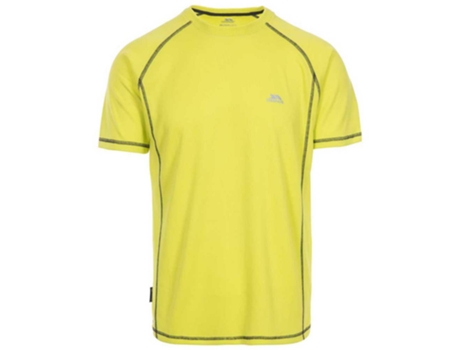 Camiseta de Hombre para Running TRESPASS Albert Amarillo (XS)