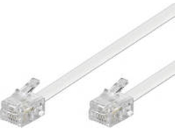 Cable telefónicos GOOBAY 3m RJ-11 Cable