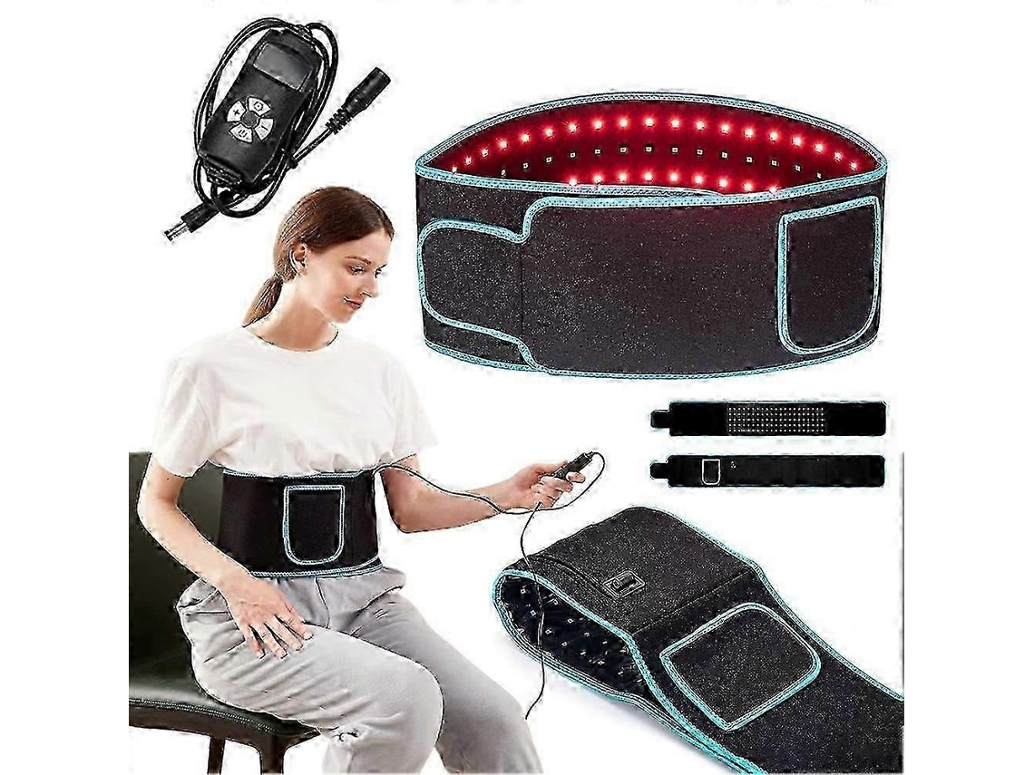 Cinturón de terapia infrarroja (650 nm-850 nm) - Dispositivo para el alivio del dolor y la recuperación muscular