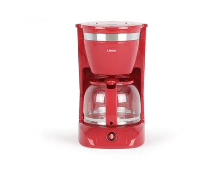 Cafetera de Goteo LIVOO Dod163Rc (12 Tazas)