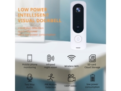2026-cámara De Timbre 1080p Wifi De Bajo Consumo De Energía 2mp Para Seguridad Familiar Exterior E Interior