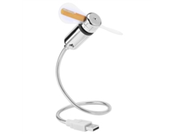 Mini Ventilador Flexible Led Programable Con Pantalla De Mensaje Usb Para Pc, Portátil Y Laptop
