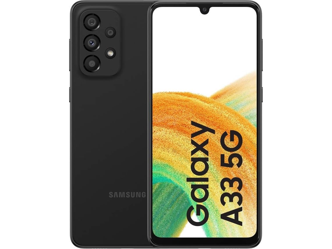 Smartphone SAMSUNG Galaxy A33 5G (6.4'' - 6 GB - 128 GB - Negro)