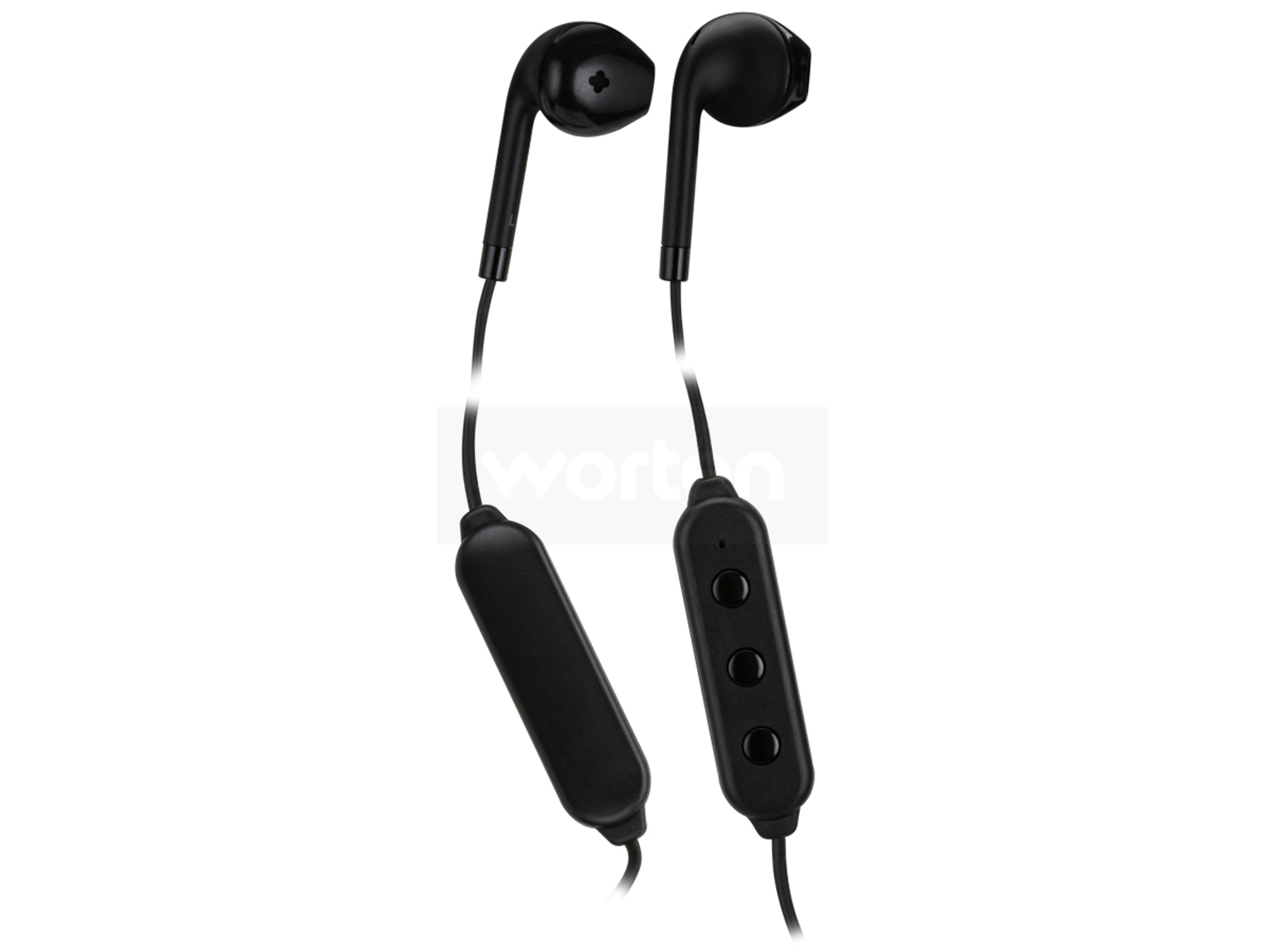 Auriculares Bluetooth HAPPY PLUGS II (In Ear - Micrófono - Negro)