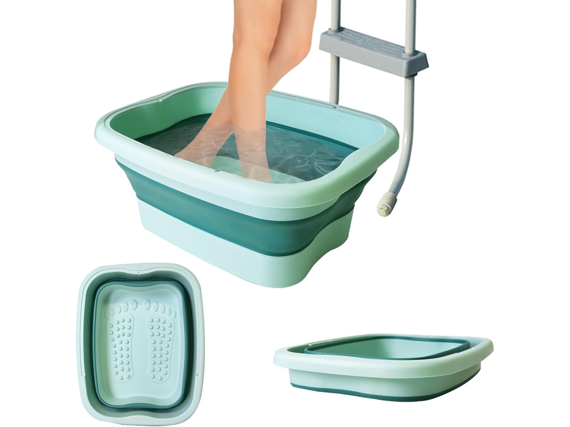 Piscina Plegable Masajeador Portátil Bandeja