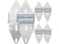 8 mini ruedas giratorias con dispositivo universal Aquaforge para ruedas fijas