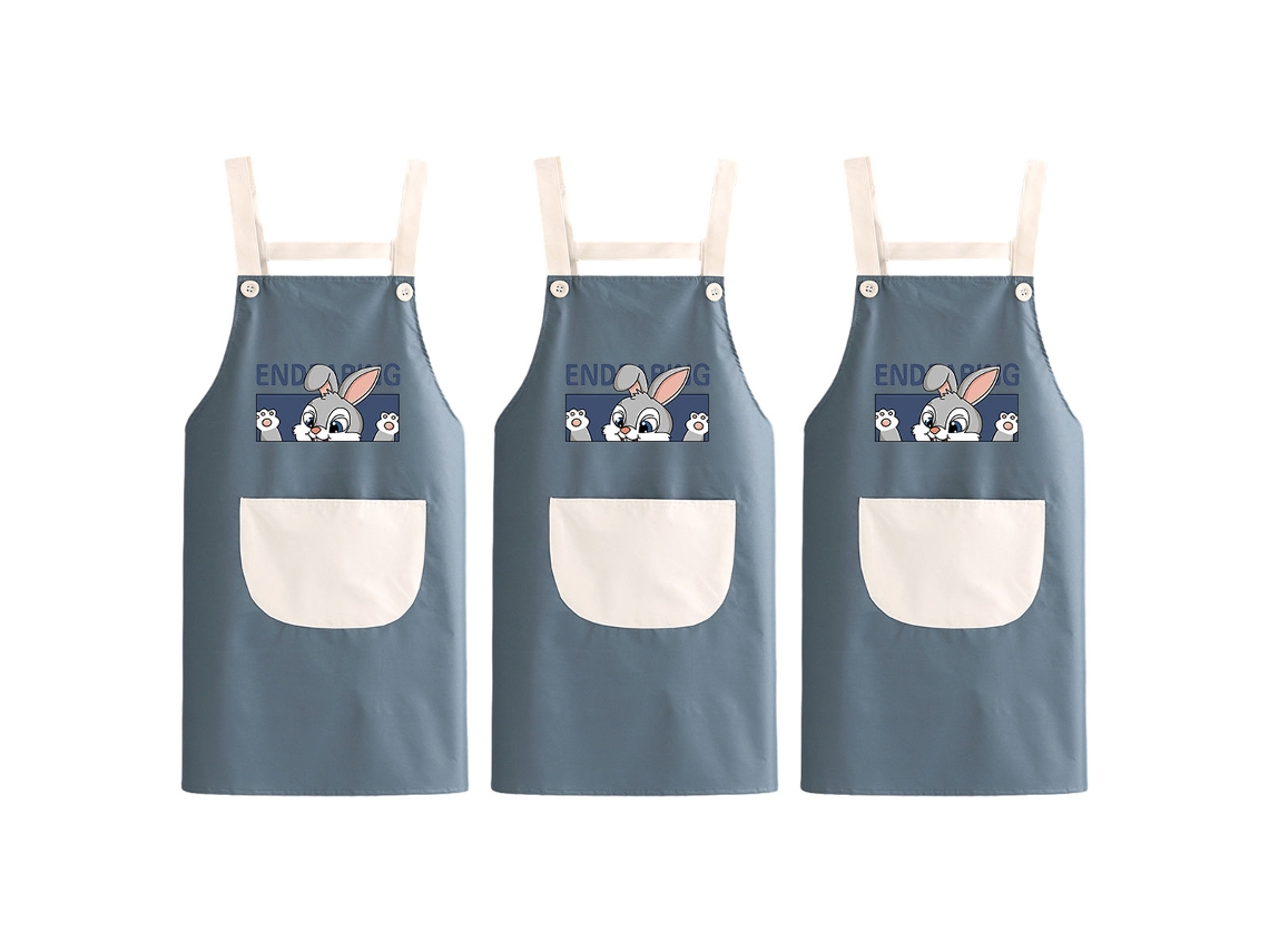 3 Piezas De Delantales De Cocina Impermeables En Pvc, Monos Profesionales Resistentes Al Aceite