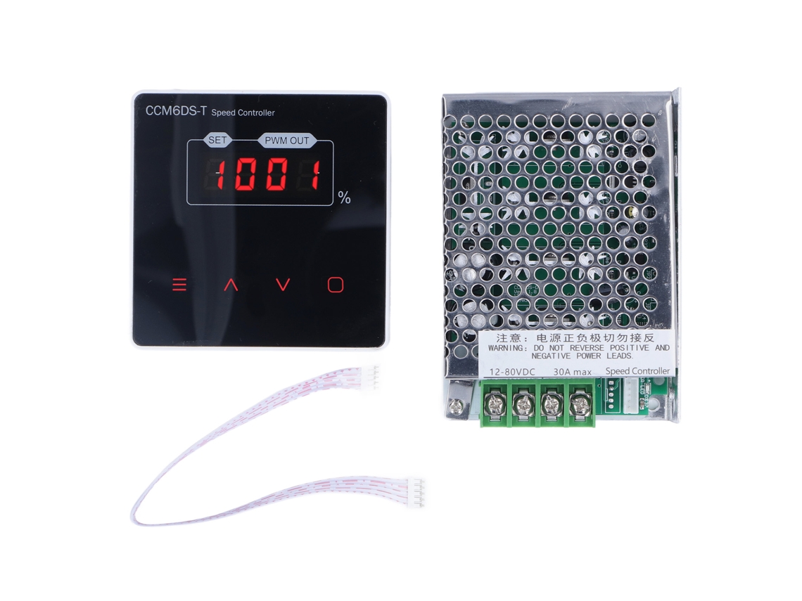 Controlador Digital De Velocidad De Motor Con Pantalla Y Panel Táctil De 12 V-80 V Cc Y 30 A.